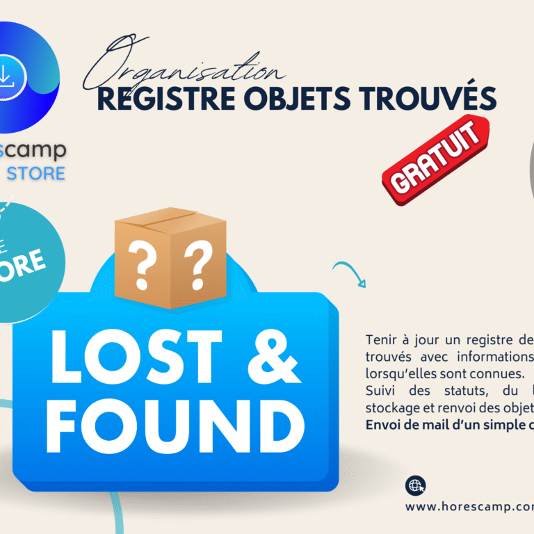 Fichier Excel pour la gestion des objets trouvés dans les hébergements touristiques