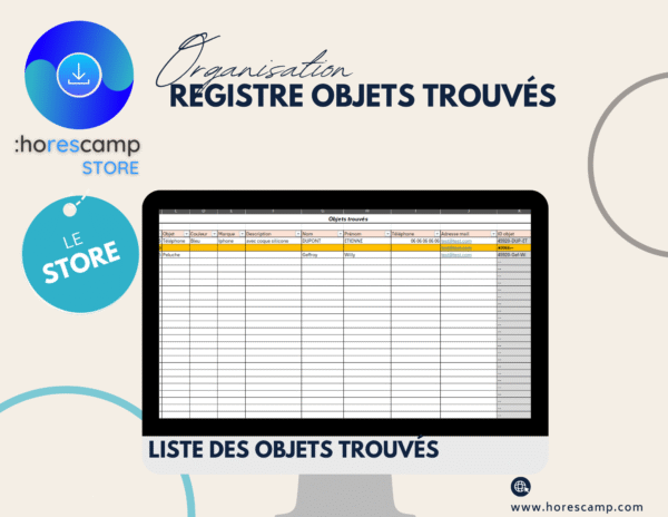 Registre des objets trouvés – Image 3